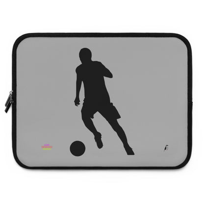 Laptop Sleeve: Soccer Lite Grey