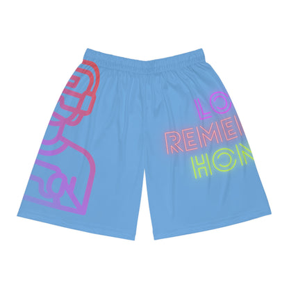 Basketball Shorts: Gaming Lite Blue