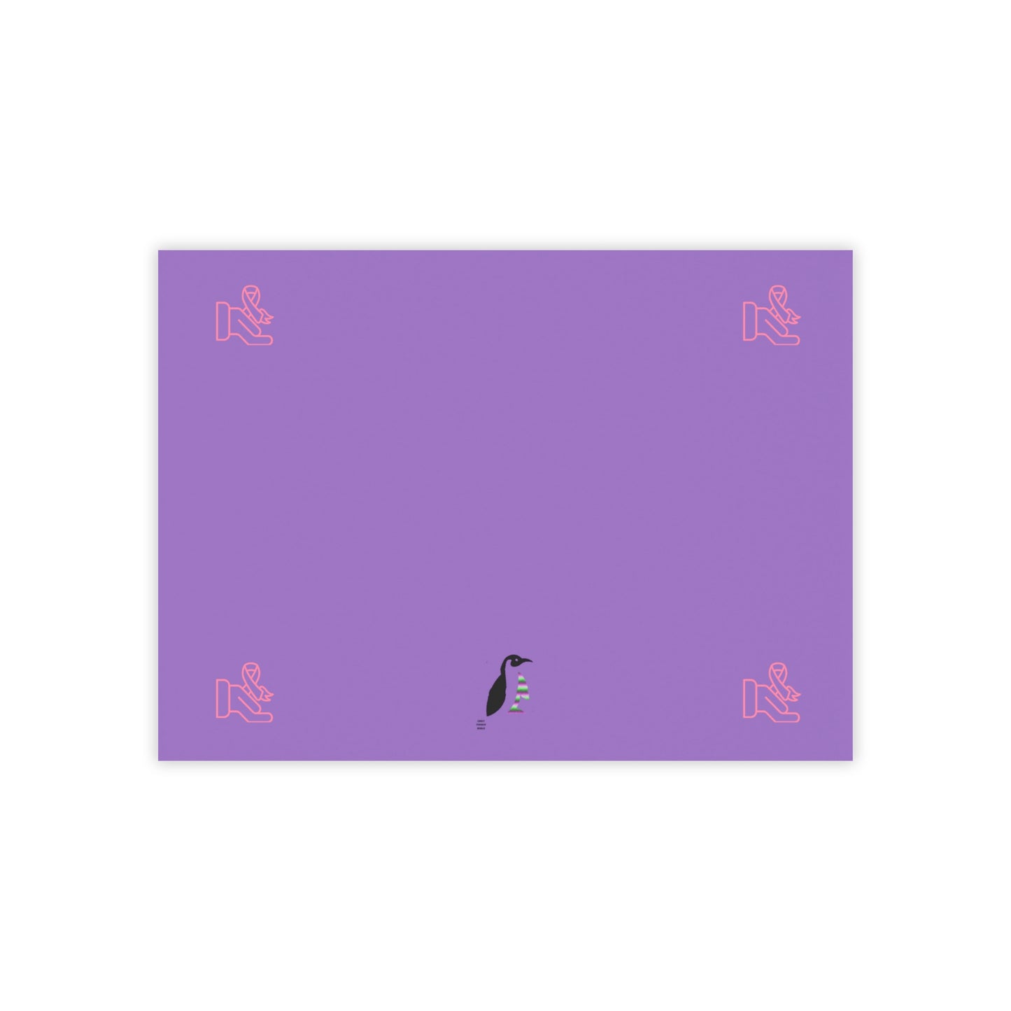 Post-it® Note Pads: Fight Cancer Lite Purple