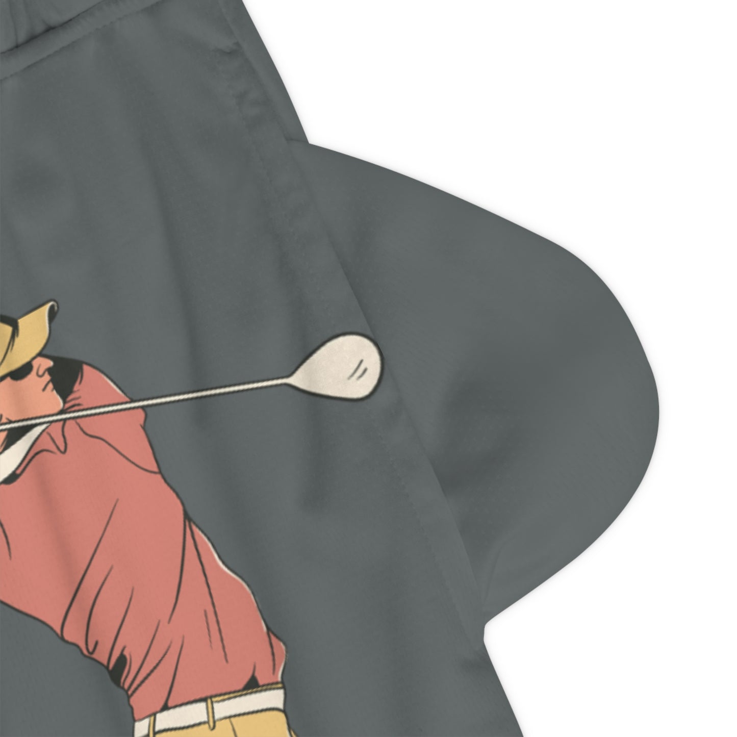 Basketball Rib Shorts: Golf Dark Grey