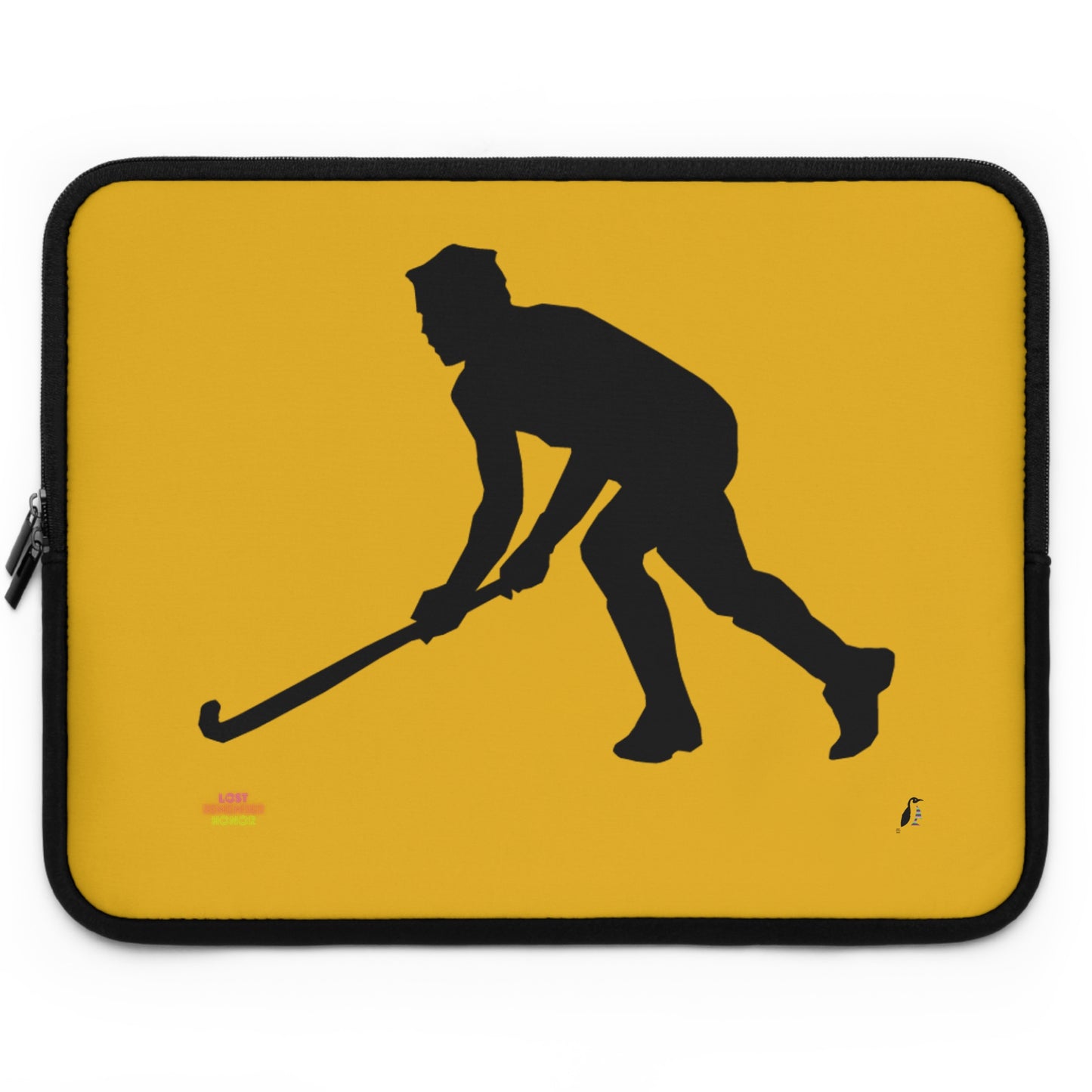 Laptop Sleeve: Hockey Yellow