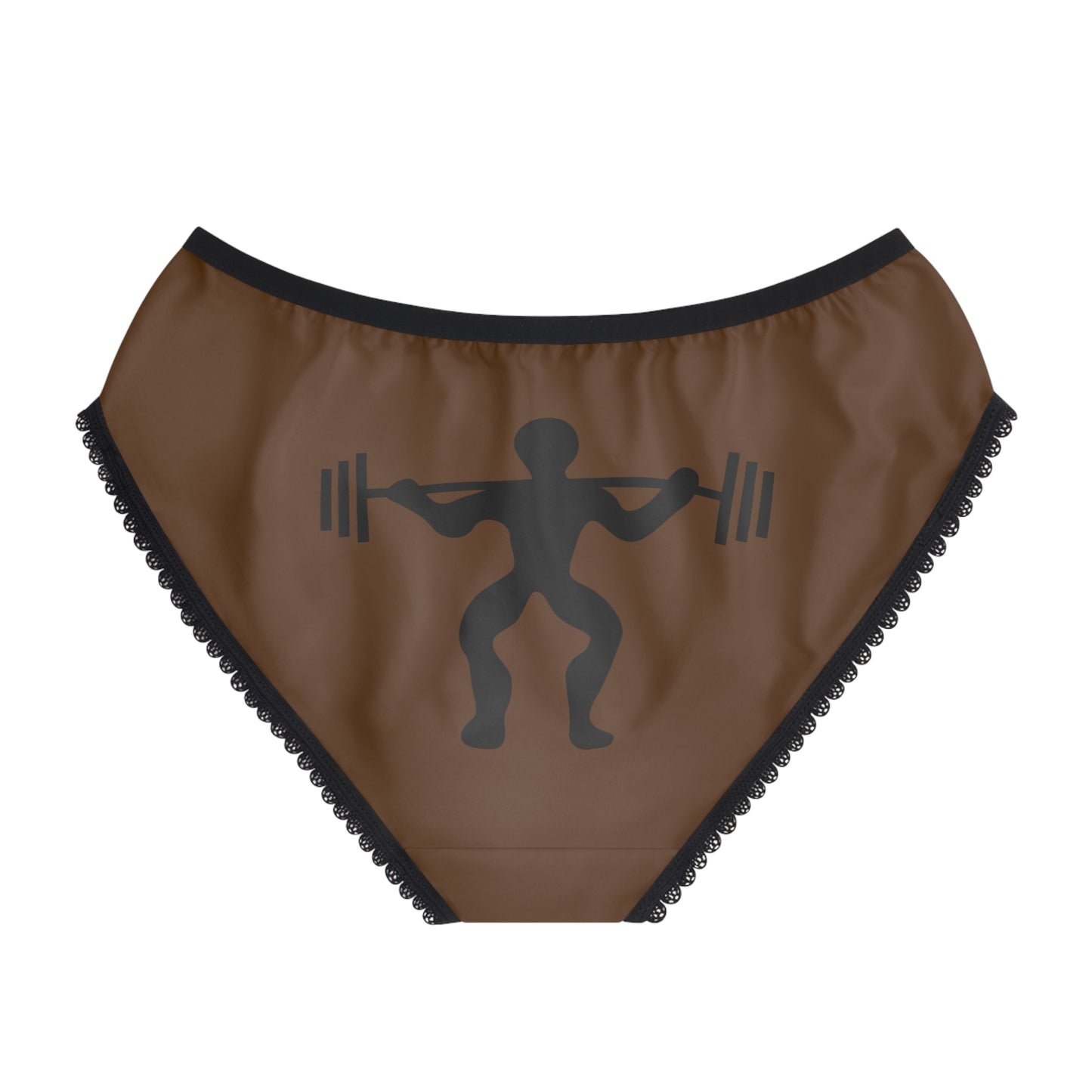 Women's Briefs: Weightlifting Brown