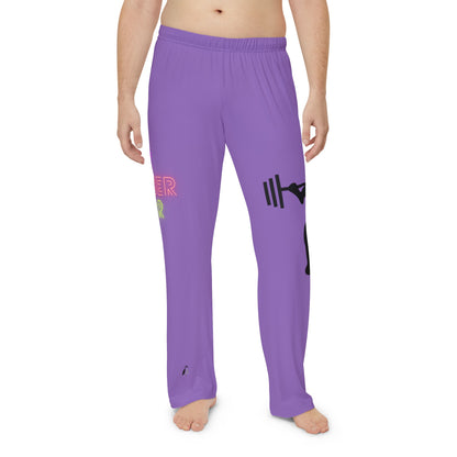 Men's Pajama Pants: Weightlifting Lite Purple