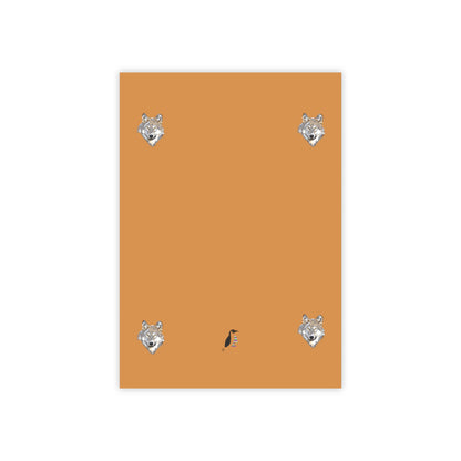 Post-it® Note Pads: Wolves Lite Brown