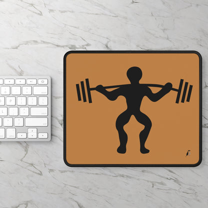 Gaming Mouse Pad: Weightlifting Lite Brown