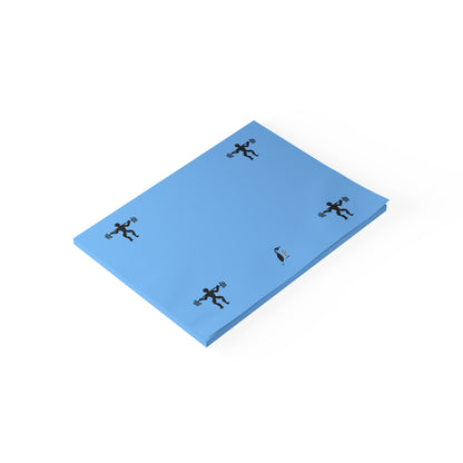 Post-it® Note Pads: Weightlifting Lite Blue