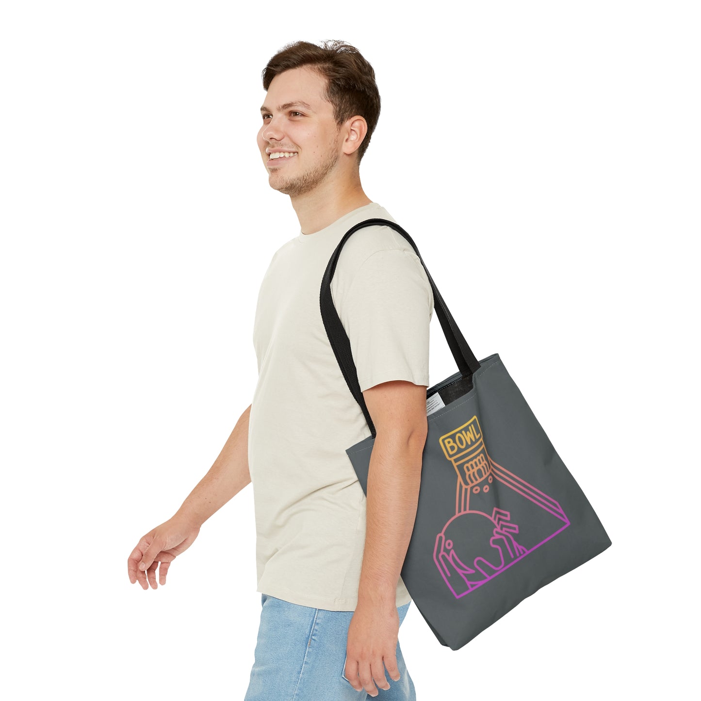 Tote Bag: Bowling Dark Grey