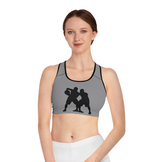 Sports Bra: Basketball Grey