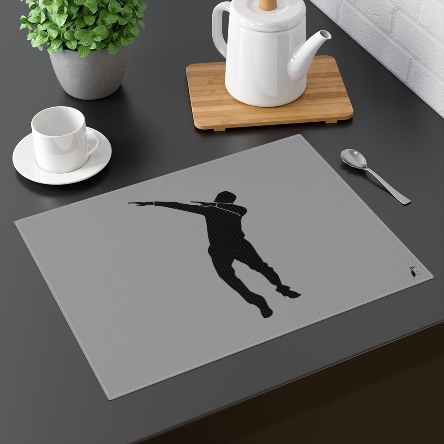 Placemat, 1pc: Dance Grey