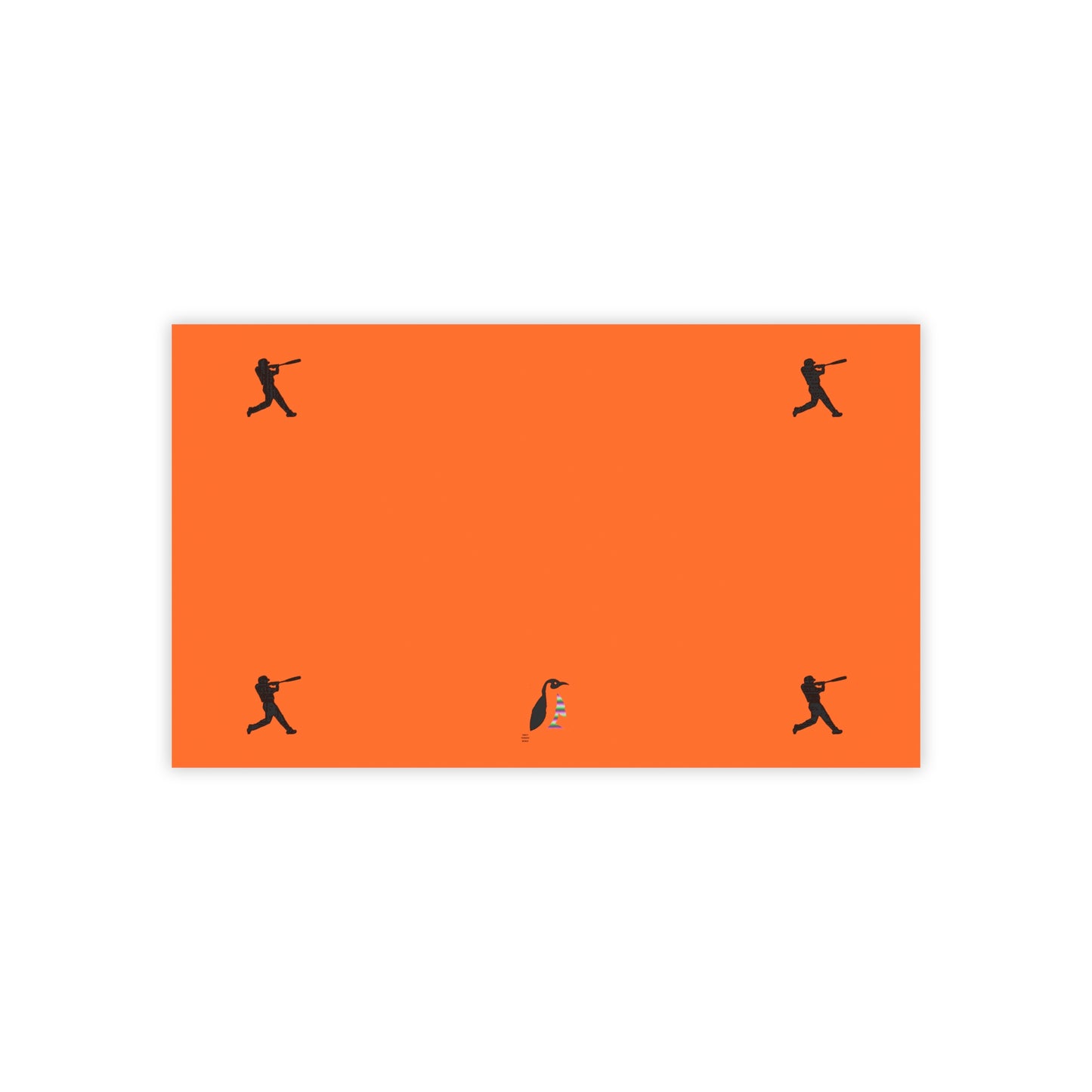 Post-it® Note Pads: Baseball Orange