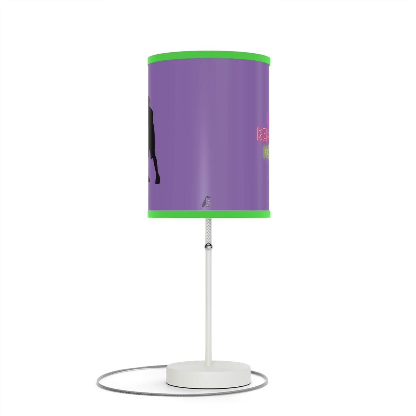 Lamp on a Stand, US|CA plug: Basketball Lite Purple