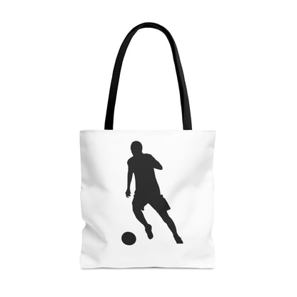 Tote Bag: Soccer White