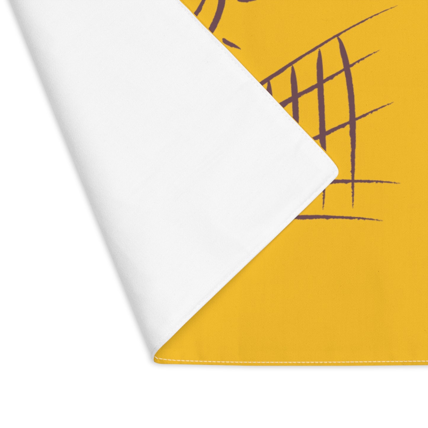 Placemat, 1pc: Volleyball Yellow