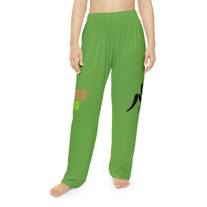 Women's Pajama Pants: Wrestling Green