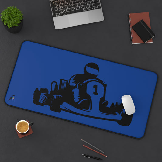 Desk Mat: Racing Dark Blue