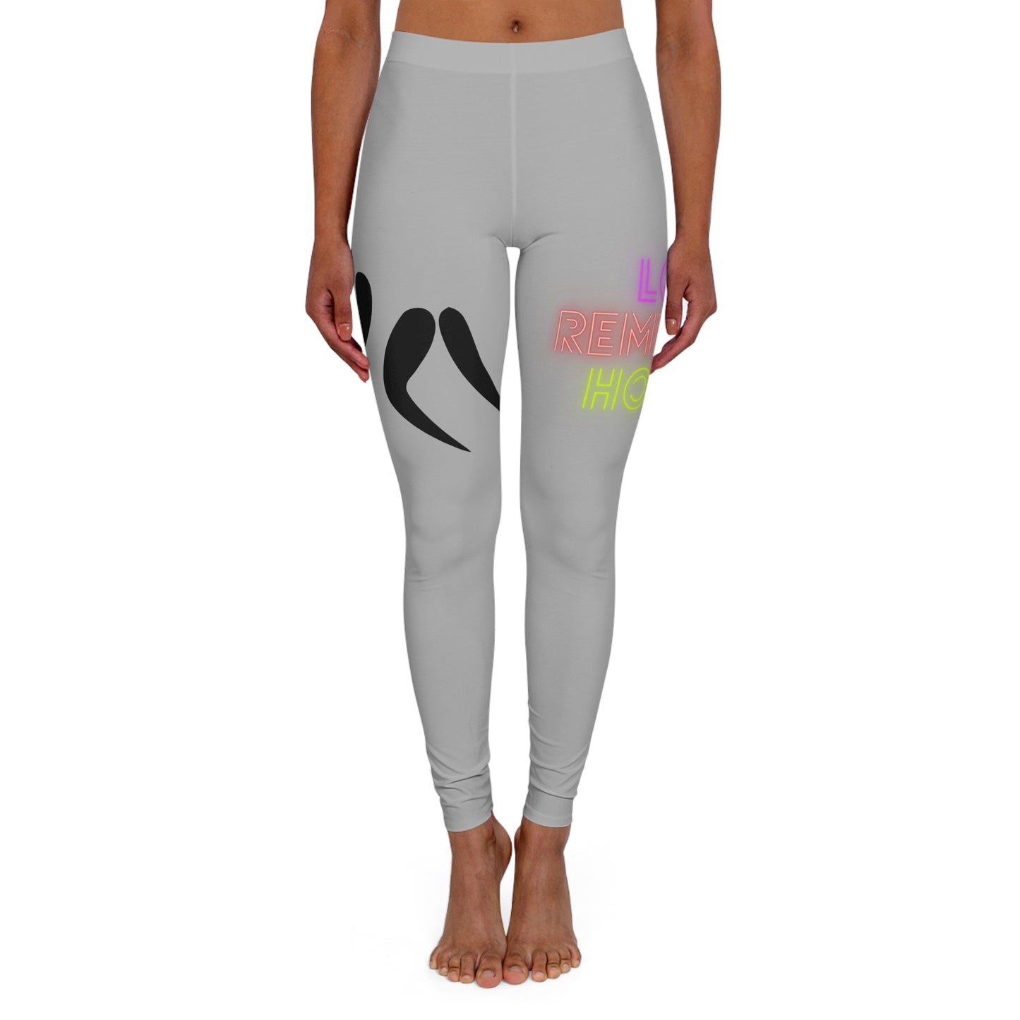 Women's Spandex Leggings: Wrestling Lite Grey