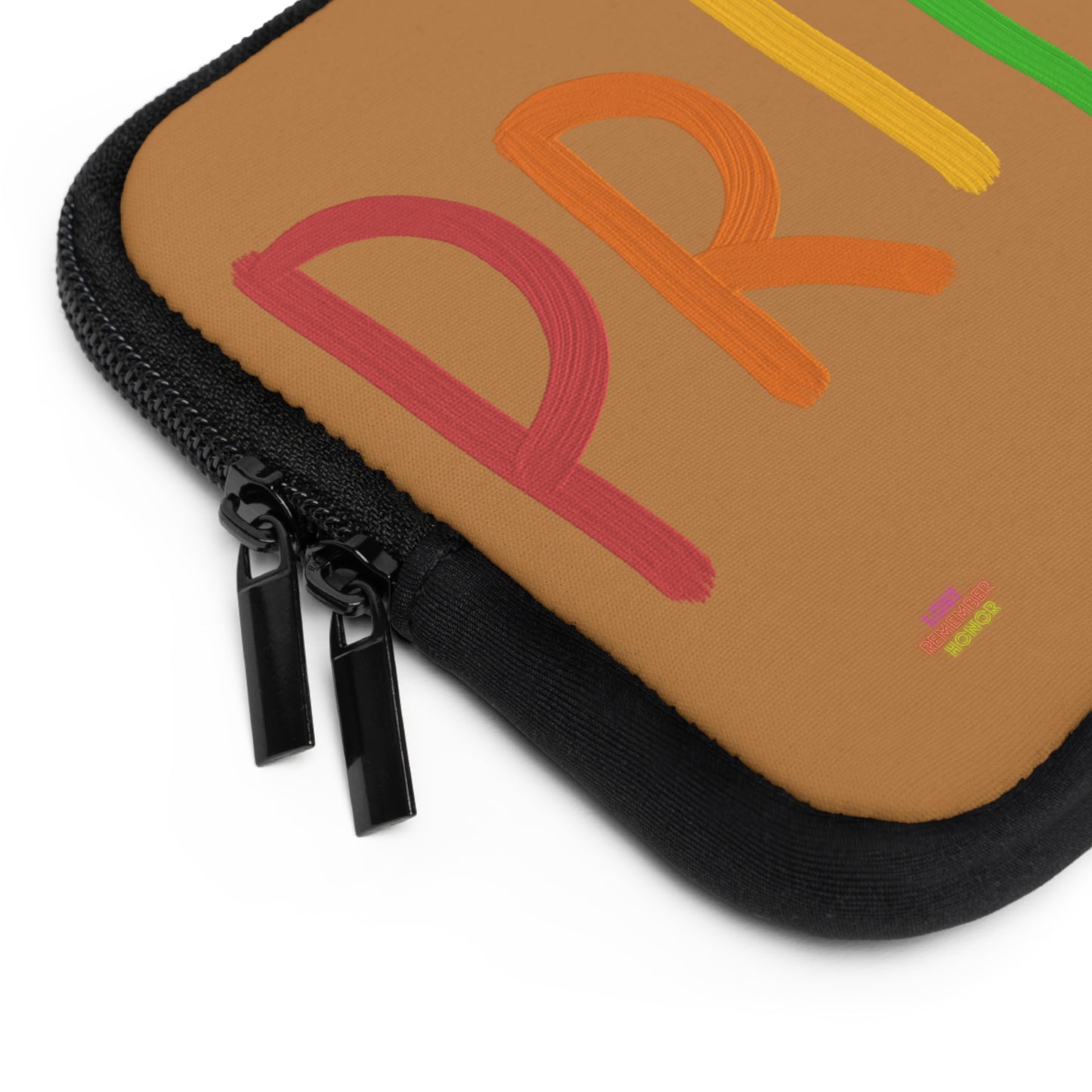 Laptop Sleeve: LGBTQ Pride Lite Brown