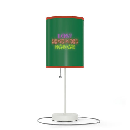 Lamp on a Stand, US|CA plug: Baseball Dark Green