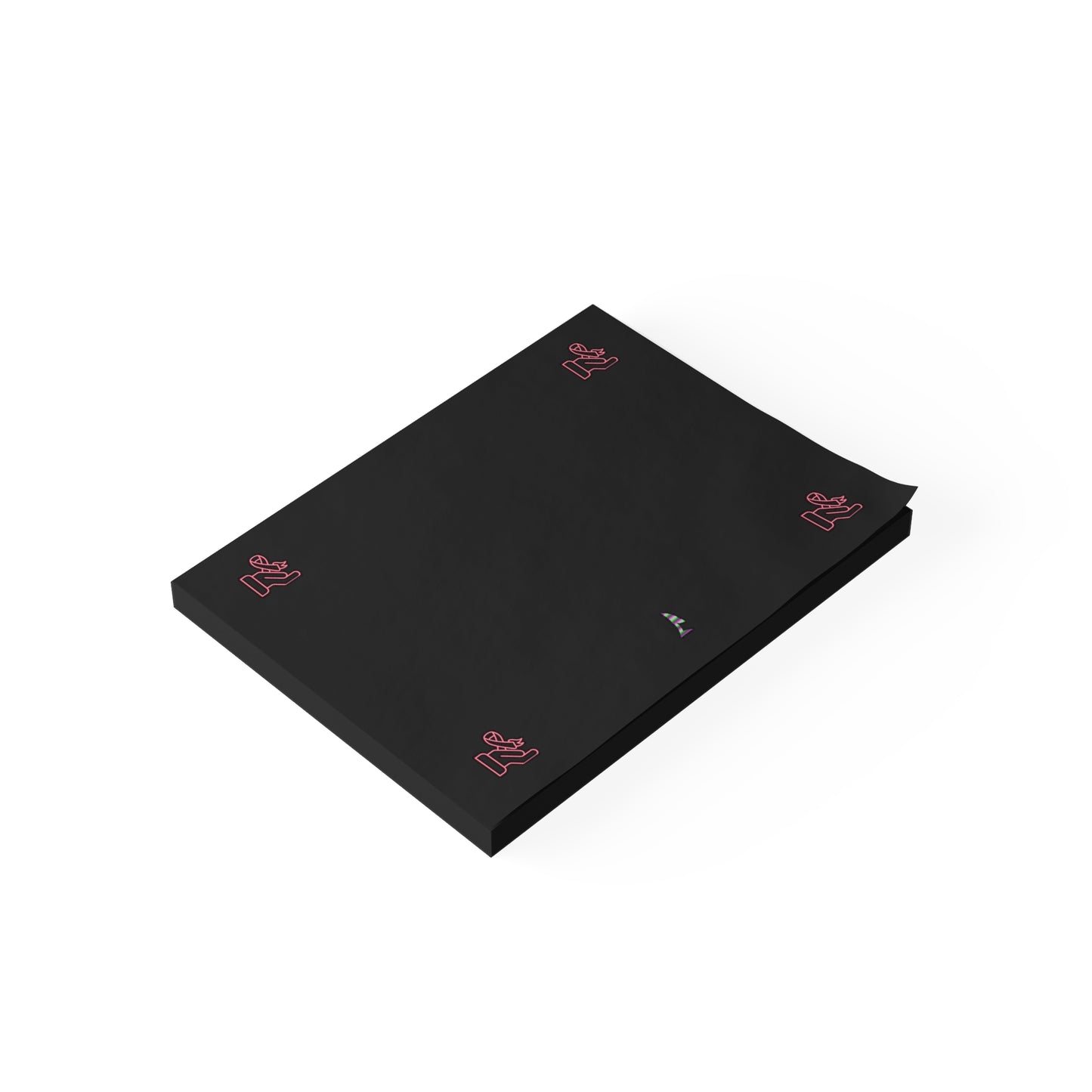 Post-it® Note Pads: Fight Cancer Black