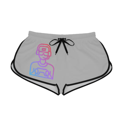 Women's Relaxed Shorts: Gaming Lite Grey