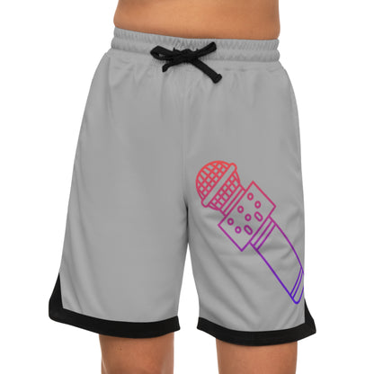 Basketball Rib Shorts: Music Lite Grey