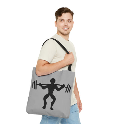 Tote Bag: Weightlifting Lite Grey