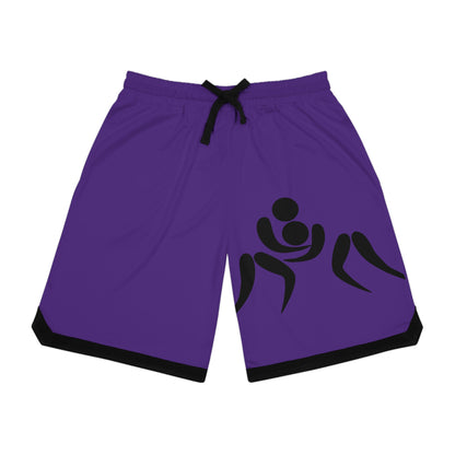 Basketball Rib Shorts: Wrestling Purple