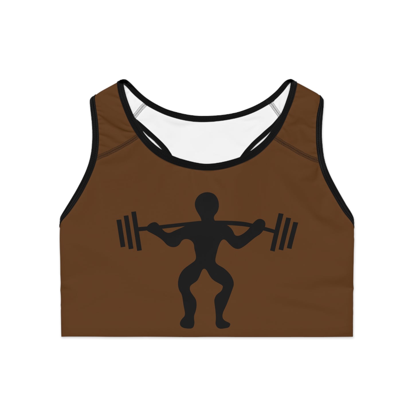 Sports Bra: Weightlifting Brown