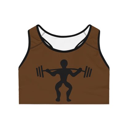 Sports Bra: Weightlifting Brown