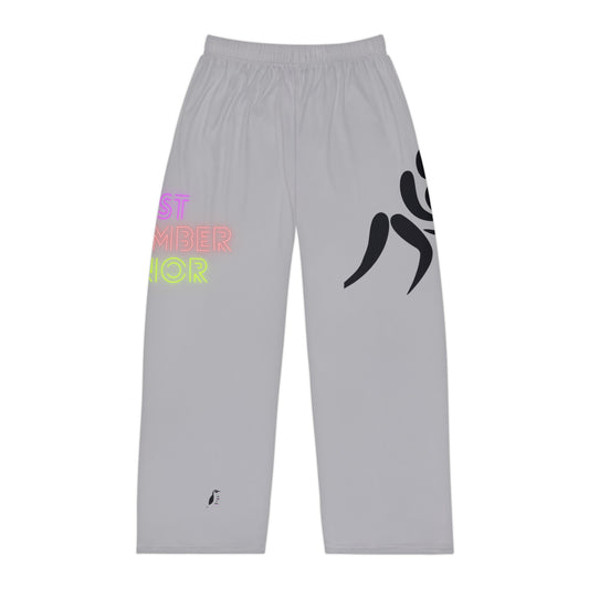 Men's Pajama Pants: Wrestling Lite Grey