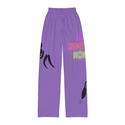 Kids Pajama Pants: Wrestling Lite Purple