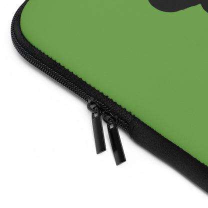 Laptop Sleeve: Basketball Green