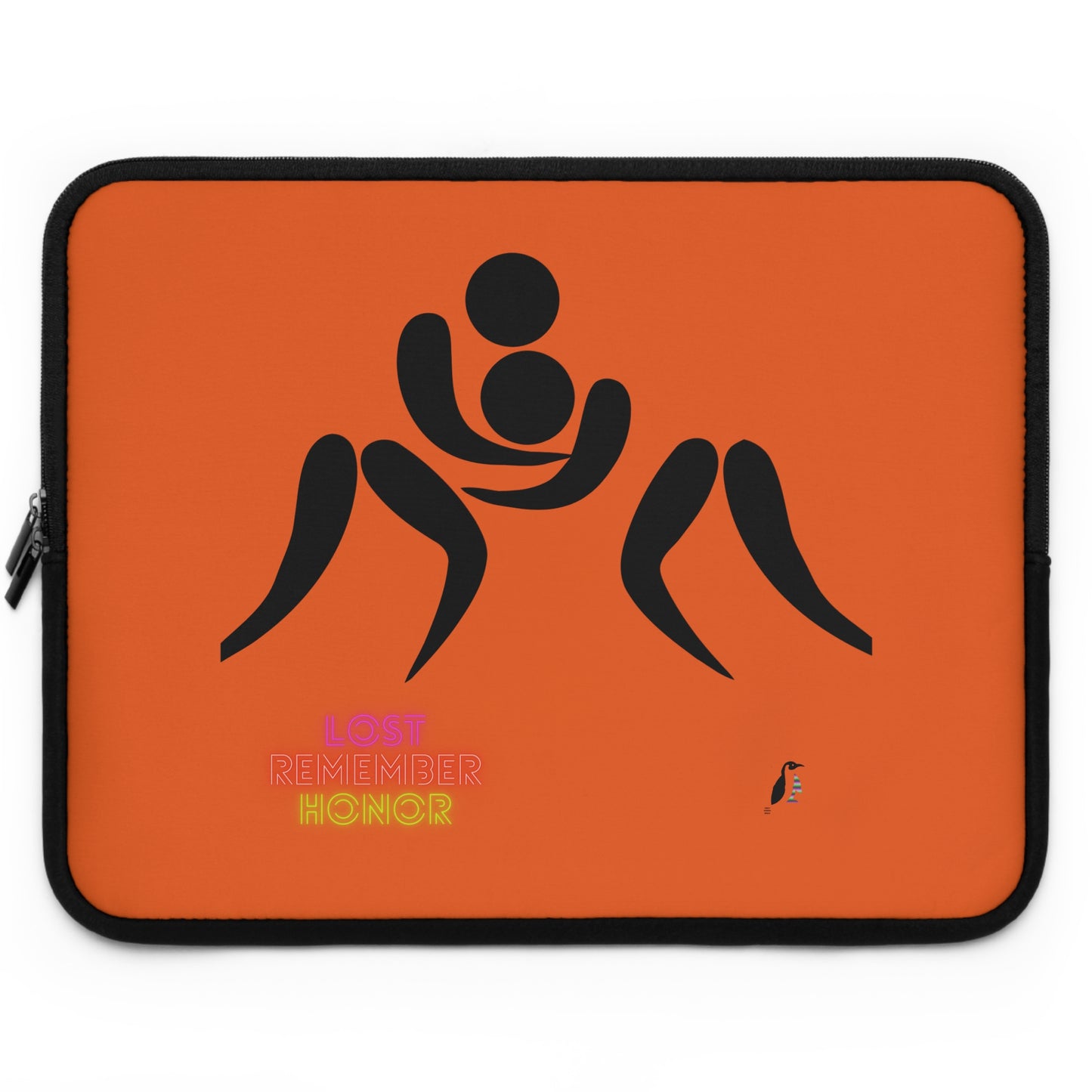 Laptop Sleeve: Wrestling Orange