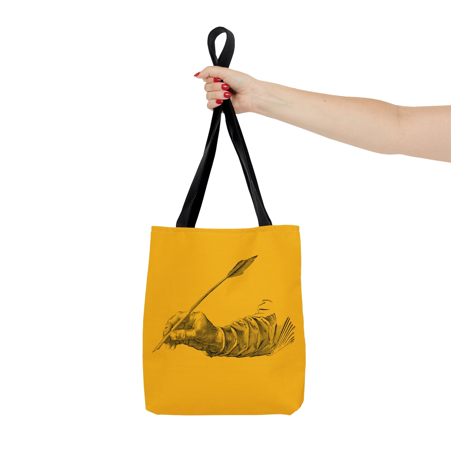 Tote Bag: Writing Yellow