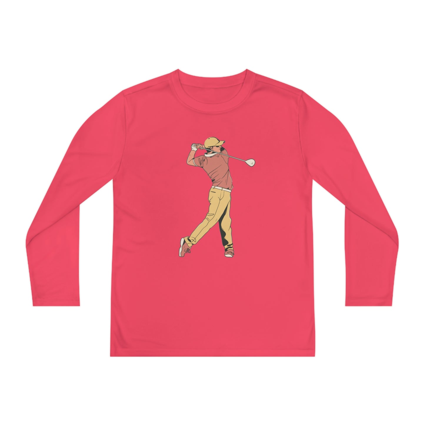 Youth Long Sleeve Competitor Tee: Golf 