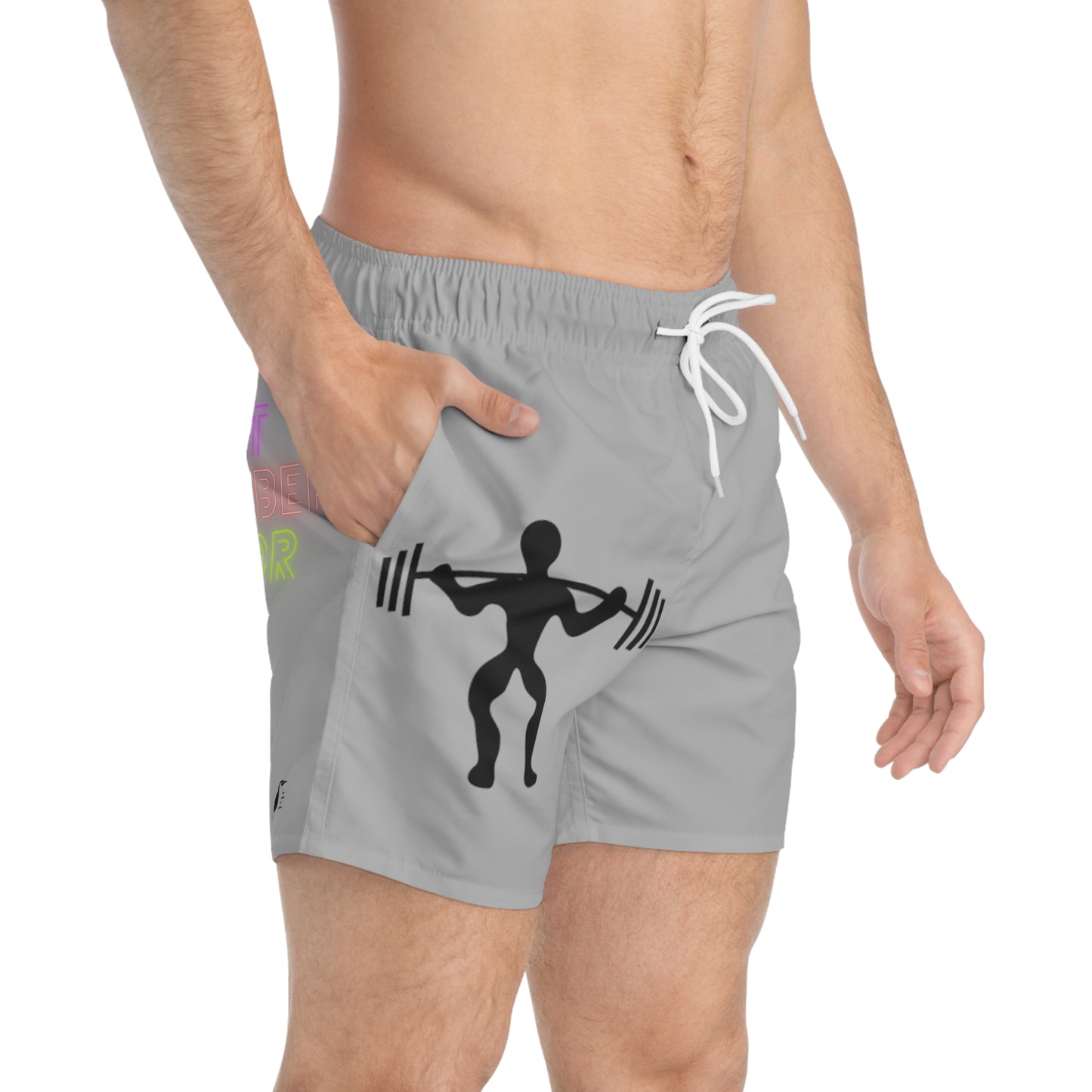 Swim Trunks: Weightlifting Lite Grey