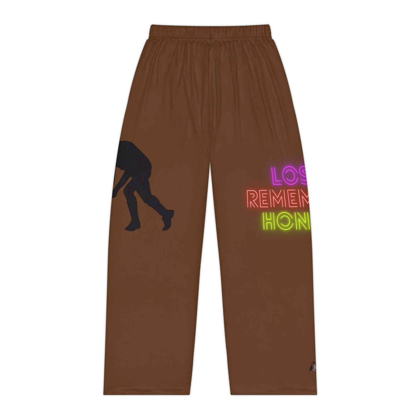 Pambabaeng Pajama Pantalon: Hockey Brown