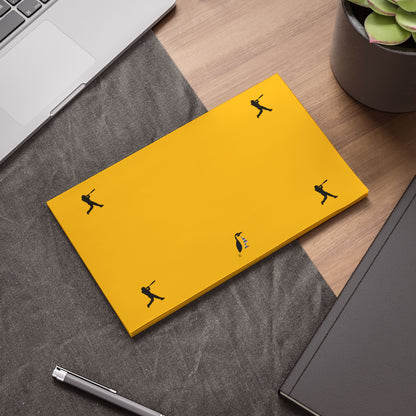 Post-it® Note Pads: Baseball Yellow