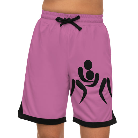 Basketball Rib Shorts: Wrestling Lite Pink