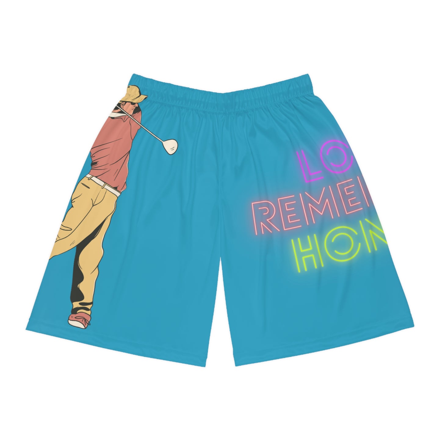 Basketball Shorts: Golf Turquoise