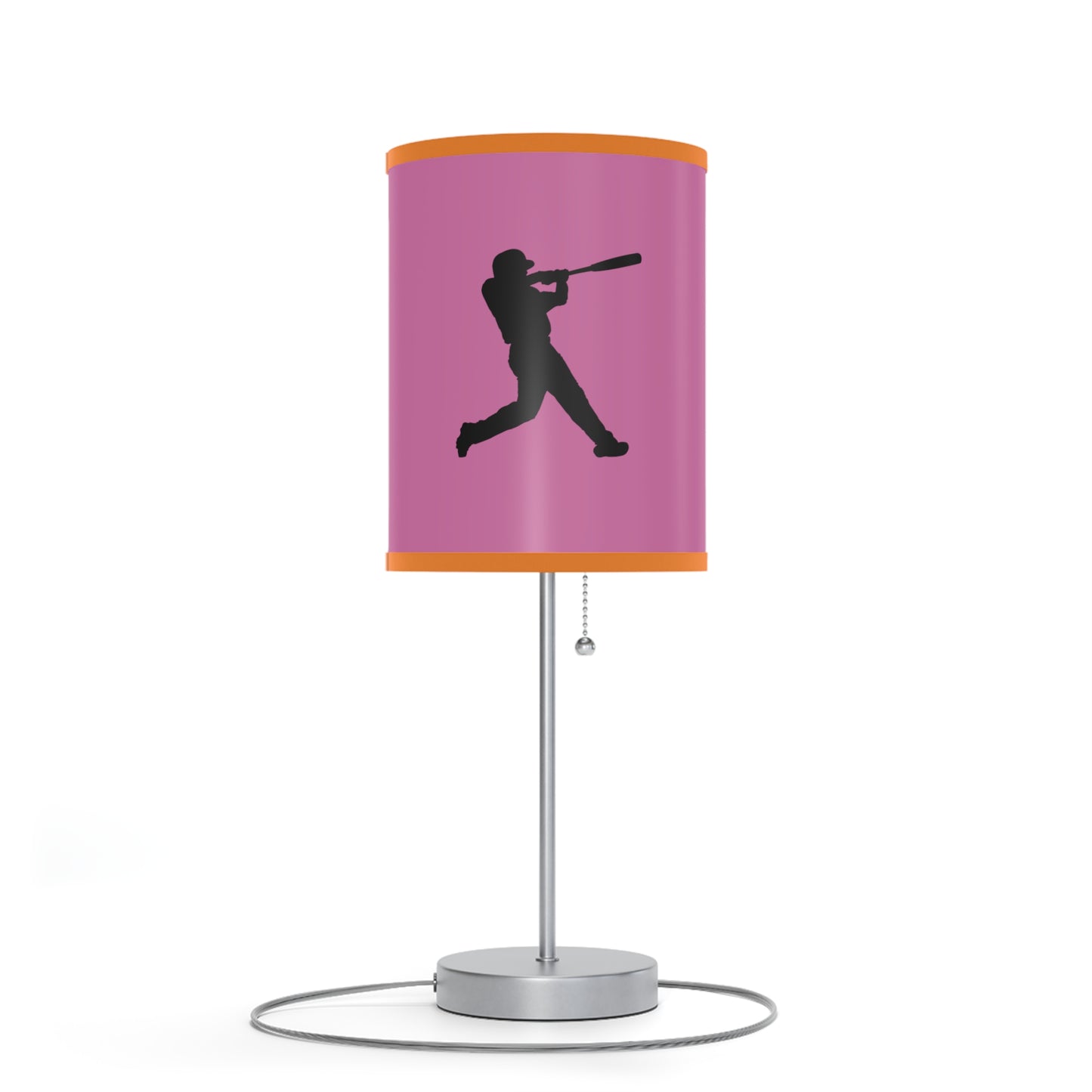 Lamp on a Stand, US|CA plug: Baseball Lite Pink