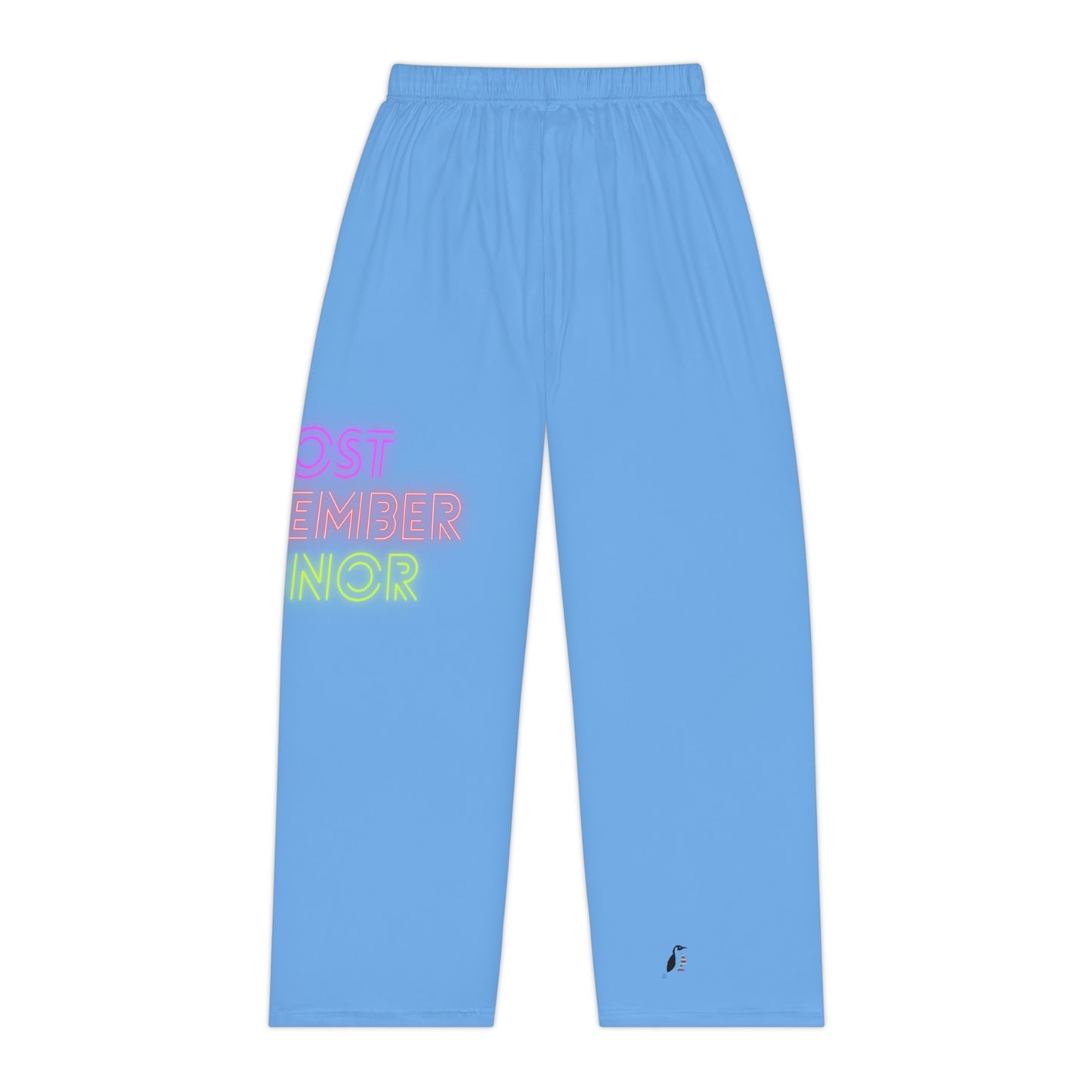 Women's Pajama Pants: Lost Remember Honor Lite Blue