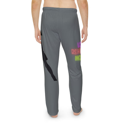 Men's Pajama Pants: Soccer Dark Grey