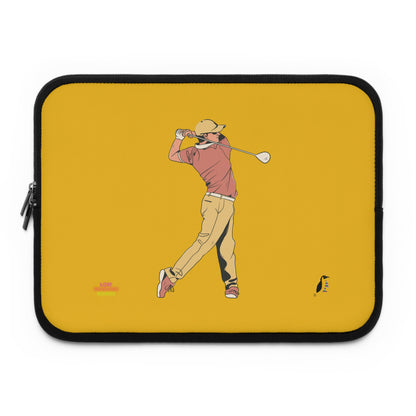 Laptop Sleeve: Golf Yellow