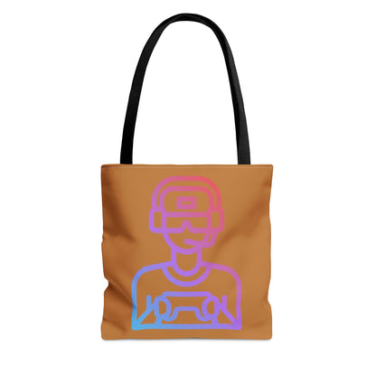 Tote Bag: Gaming Lite Brown