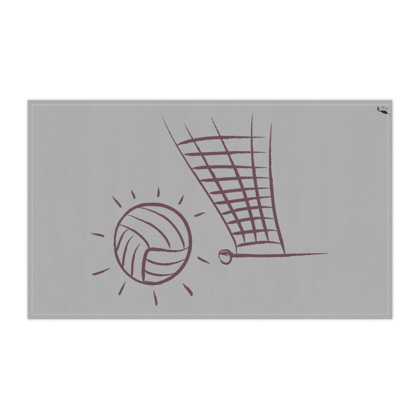 Kitchen Towel: Volleyball Lite Grey