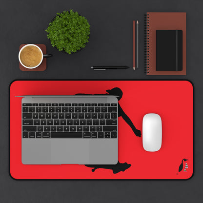 Desk Mat: Skateboarding Red