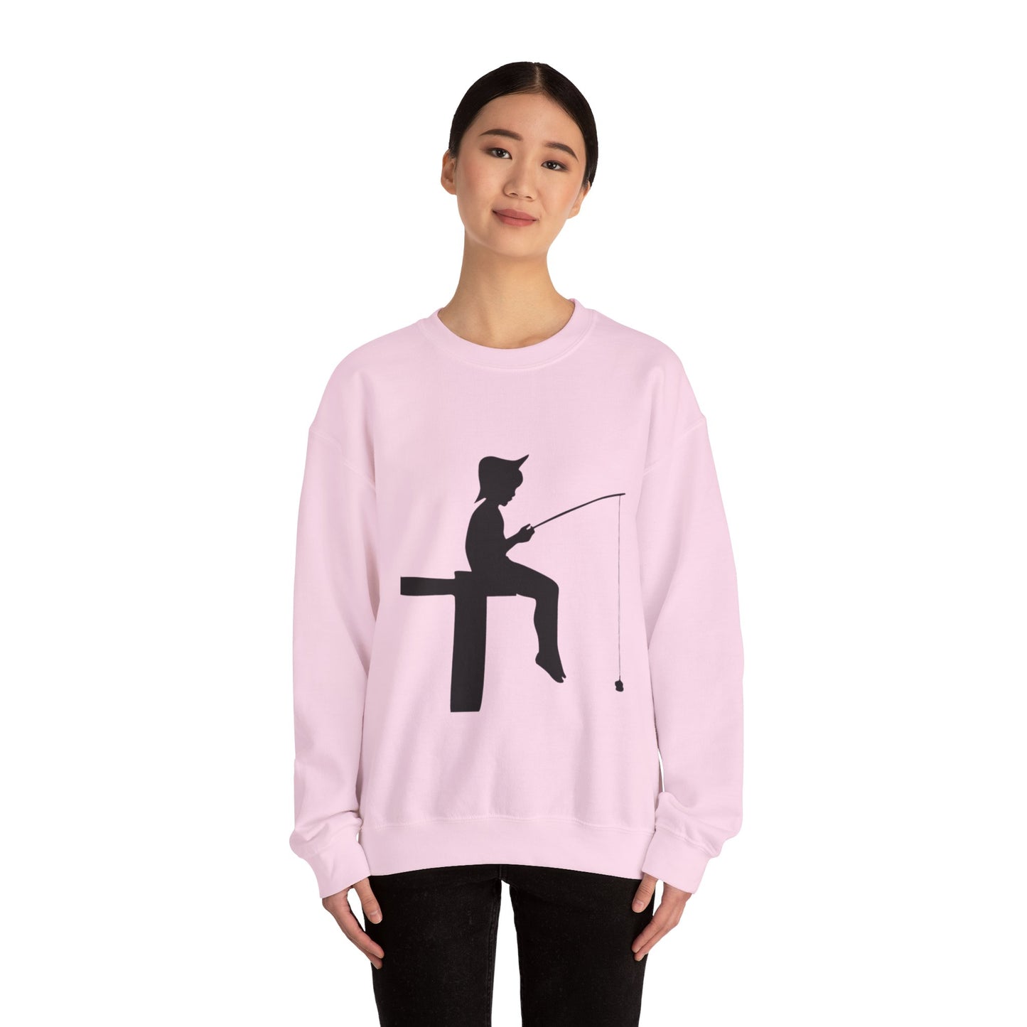 Heavy Blend™ Crewneck Sweatshirt: Fishing #2