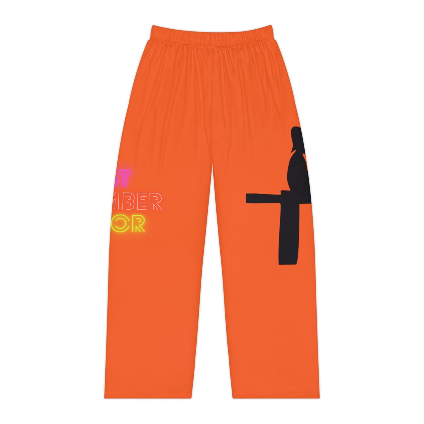 Women's Pajama Pants: Fishing Orange