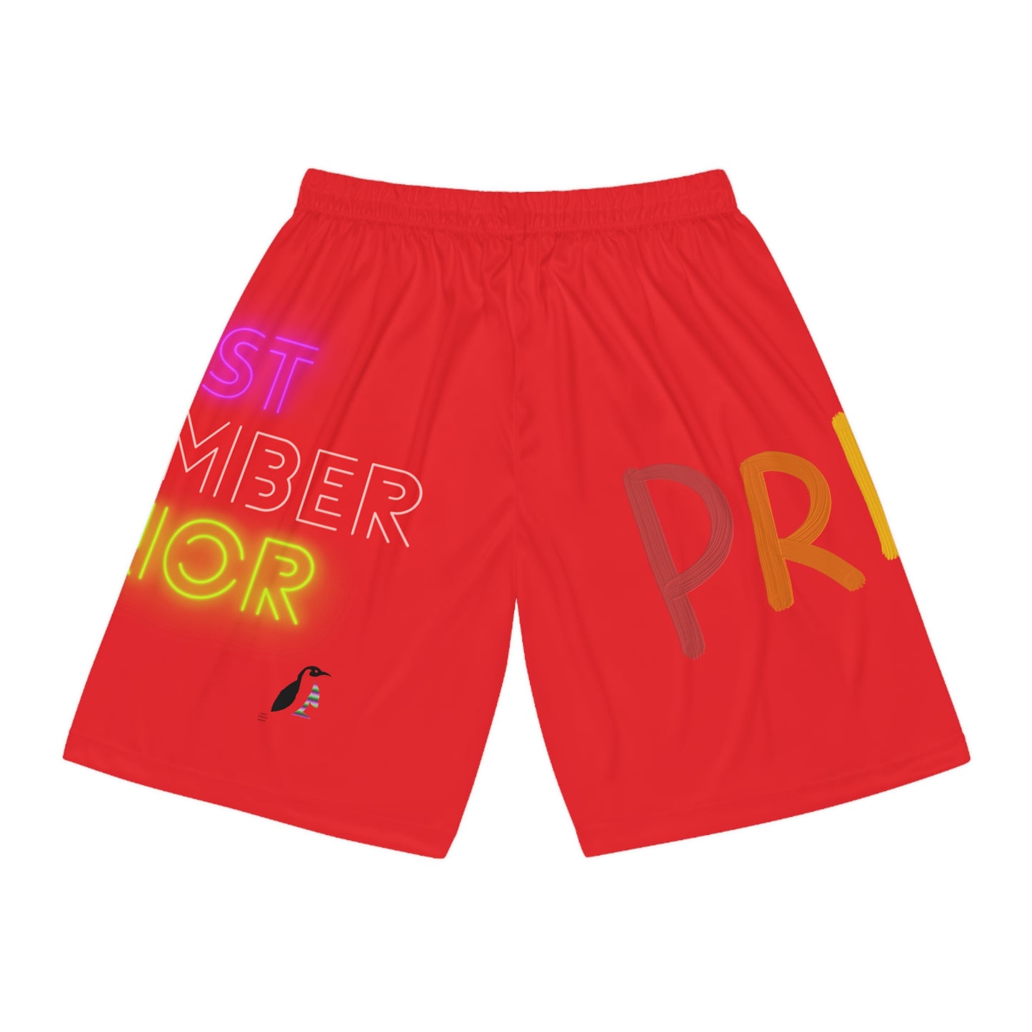 Basketball Shorts: LGBTQ Pride Red